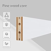 Vista 3 de BARNSMITH Puerta de granero de vidrio de 32 x 84 pulgadas con herrajes para puerta corrediza de níquel cepillado de 5.5 pies incluidos y asa