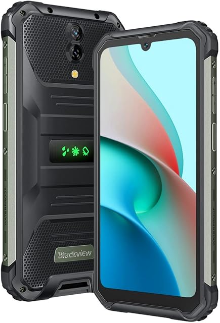 Blackview BV7200 Rugged Smartphone, 50MP Dual Camera, Helio G85 6GB+128GB, IP68 Waterproof Android 12 Outdoor Mobile Phone, 6.1'' HD+ Display, Box Speaker, Glove Mode, 5180mAh Battery, GPS NFC Black