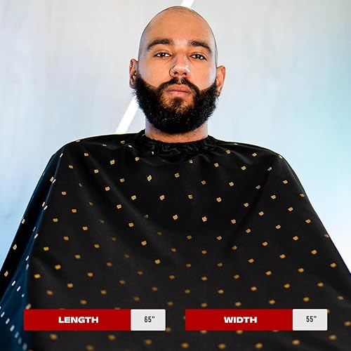 Miniatura 4 de Barber Strong The Barber Cape - Funda para corte de pelo para hombres, material repelente y reductor estático, tela resistente al agua