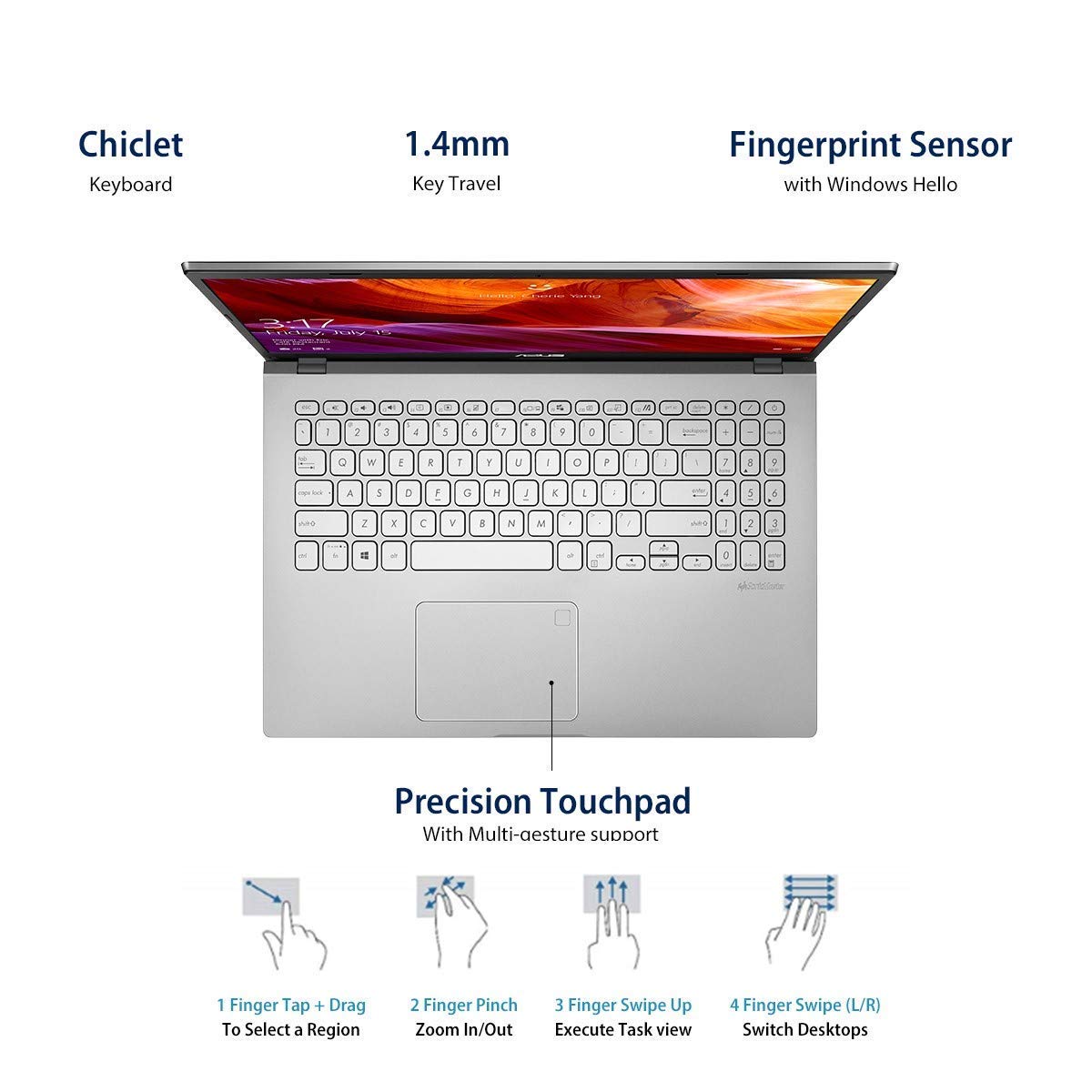 ASUS VivoBook AMD Quad Core Ryzen 5-3500U(8GB RAM/1TB HDD/Windows