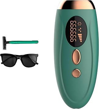 IPL Hair Removal Device, Laser Hair Removal for Women & Men, 999,999 Flashes Painless Permanent Hair Removal, Facial Hair Remover for Bikini, Body & Chin