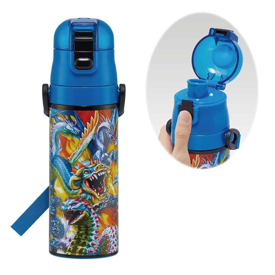 新品 最強王図鑑 ステンレスボトル 水筒 マグボトル 470ml Amazon｜スケーター(Skater) 子供用 ステンレス 水筒 直飲み