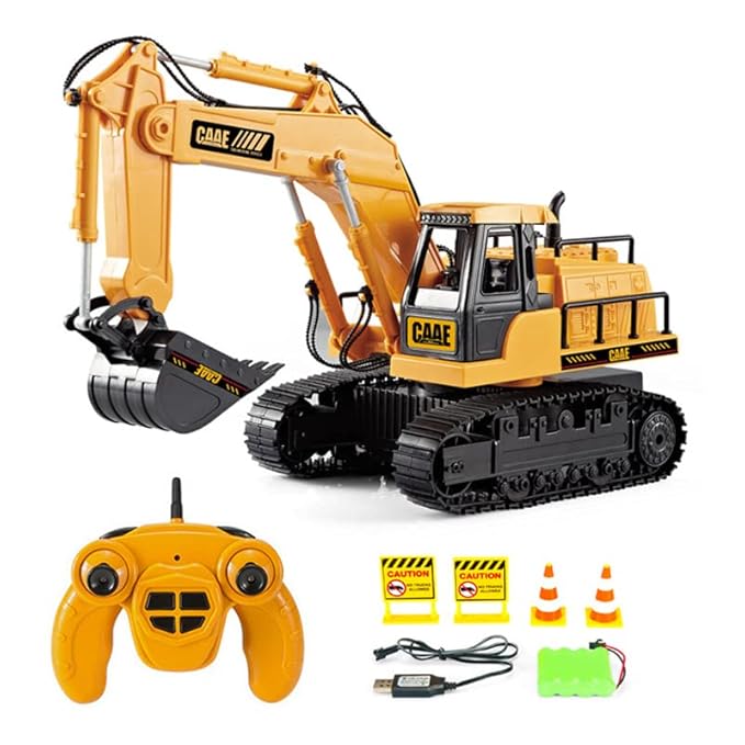 Npro New Remote Control and LED Flash Lights JCB Truck Construction