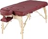 Master Massage EvaMobil Massage Table Pregnancy Bed Folding Beauty Bed Belly Hole Abdominal Pillow with Carry Bag Burgundy Red 76 cm
