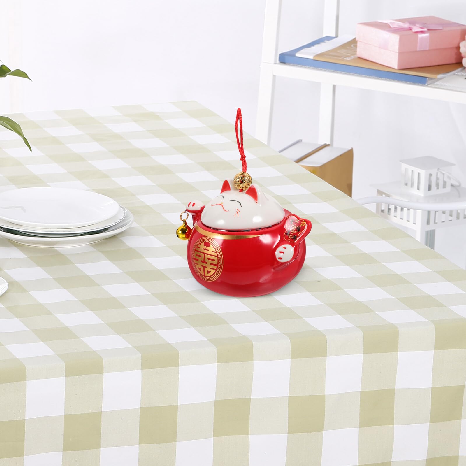 Mikinona Barattolo in Ceramica Decorativo per Matrimoni Coperchio Sigillato, Contenitore Versatile per Conservazione di Snack e Tè, per Decorazioni Casa e Bomboniere Festa Stile Casuale