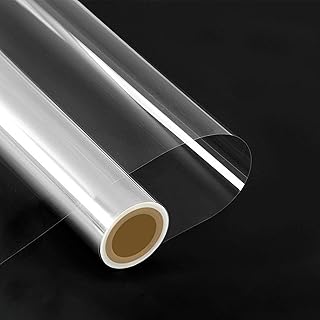4Mil Clear Window Security Film, Shatterproof Film, Transparent Self-Adhesive Window Safety Film, Anti Shatter Tempered Glass Film for Home and Office Protective 23.6 x 78.7 Inch