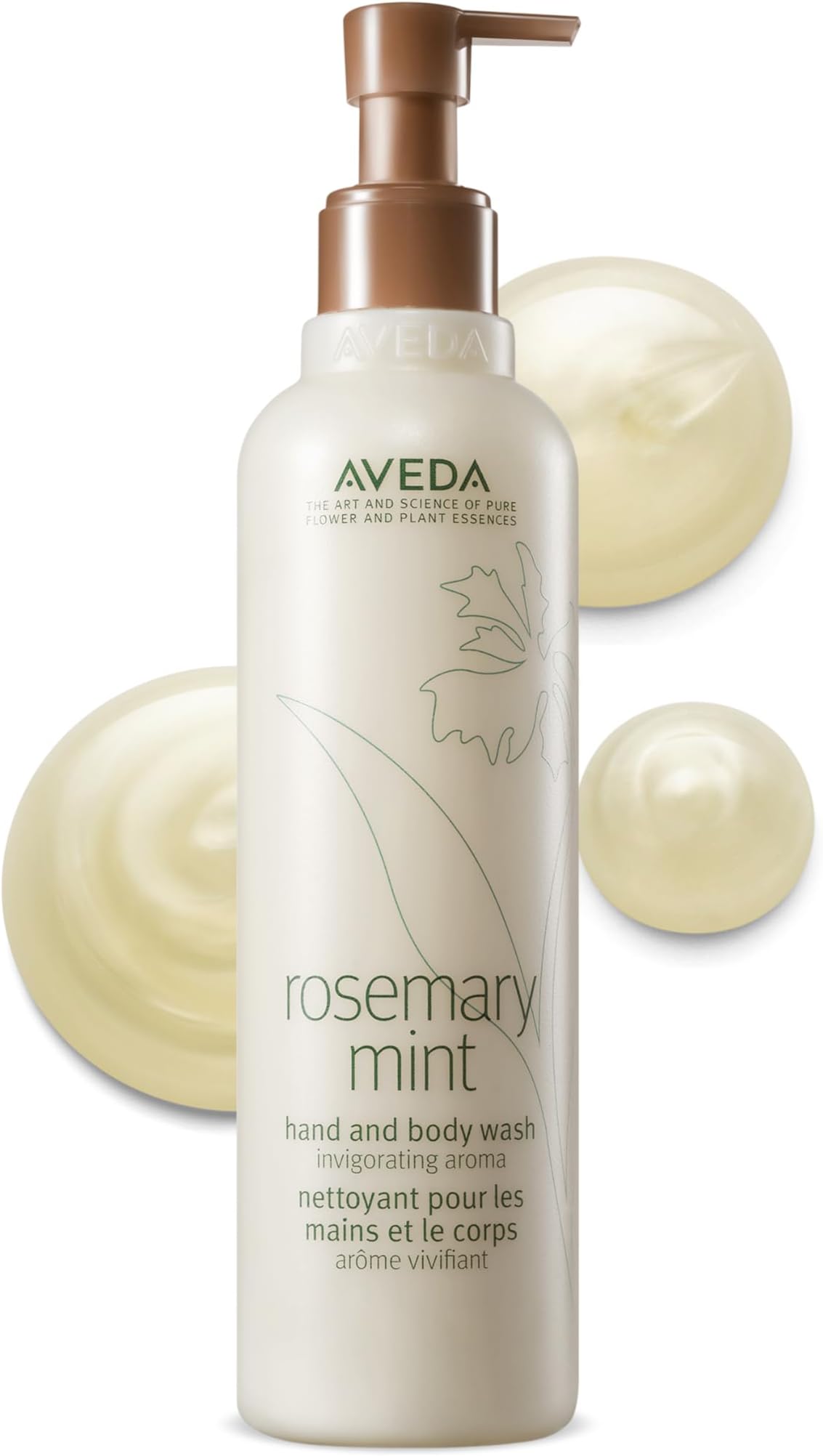 Rosemary Mint Hand & Body Wash | Liquid Hand Soap and Body Wash | with Invigorating Aroma of Certified Organic Peppermint & Rosemary, 250ml