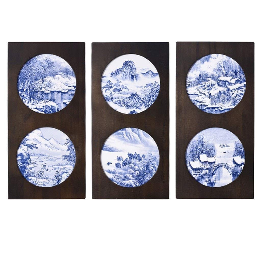 Porcelaine d'art bleu et blanc d'exception pour décoration de salon chic