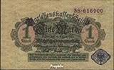  Deutsches Reich Rosenbg: 51d, blaues Siegel 1914 1 Mark (Banknoten für Sammler)