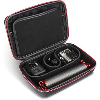 HSU GoPro Case, Free DIY Storage Case, Free Dividers, Storage Pouch for GoPro Hero 13, 12, 11, 10, 9, 8, 7, 6, 5, DJI and Ins