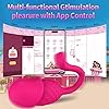 YcsLust Dildo-Vibrator für Frauen – Sexspielzeug mit Smartphone-App-Steuerung, Vibratorenset für Paare & Klitoris, Wiederaufladbarer Silikon Vibrator mit 9 Modi, Wasserdicht & Leise #5