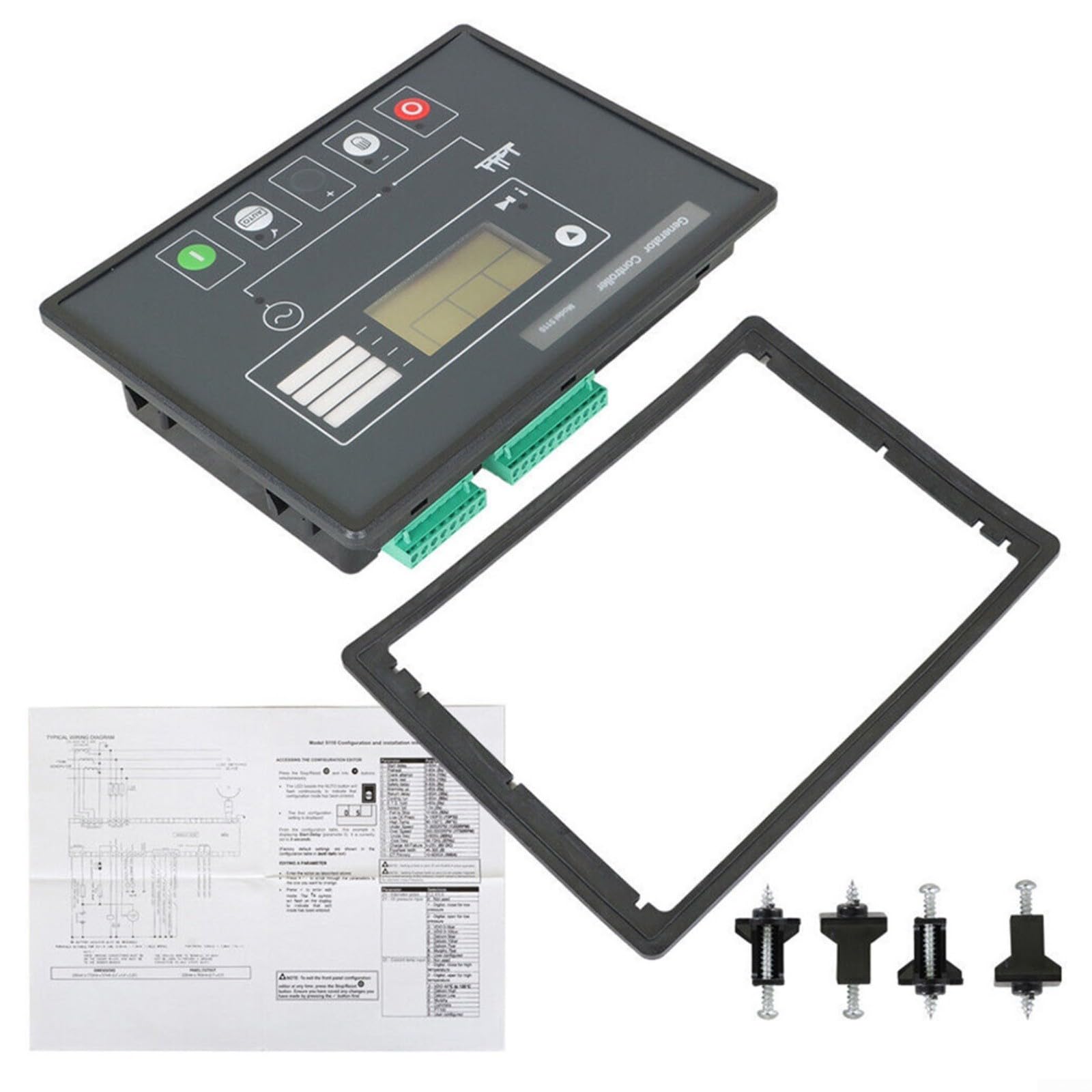 DSE5110 Modulo di Controllo Controller Elettronico con Display LCD, Start-Stop Motore Automatico per Motori d'Alto Mare Non Controllato Elettronicamente