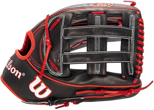 Miniatura 13 de Wilson Mookie Betts 2024 A2K - Guante de béisbol MB50GM de 12.5 pulgadas Azul rey/azul marino/rojo