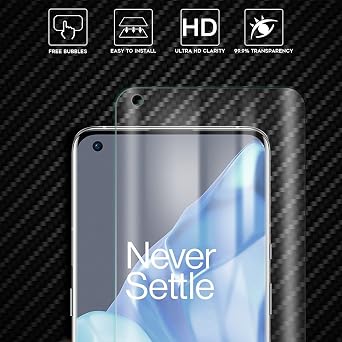 Orzero (3 Pack) TPU Screen Protector Compatible for OnePlus 9 Pro (Not Glass) Protector De Pantalla with Alignment Tool Premium Quality High Definition Bubble-Free Anti-Scratch