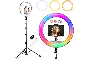 RGB Ring Light with Tripod for Epic Content Creation