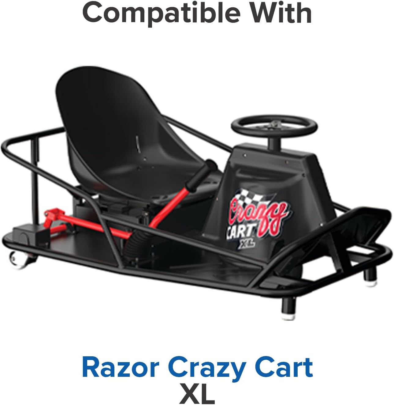 AlveyTech 36 Volt HB3650-TYD6A Controller for Razor Crazy Cart XL - Replacement Motor Speed Control Module with 6 Wire Throttle Connector