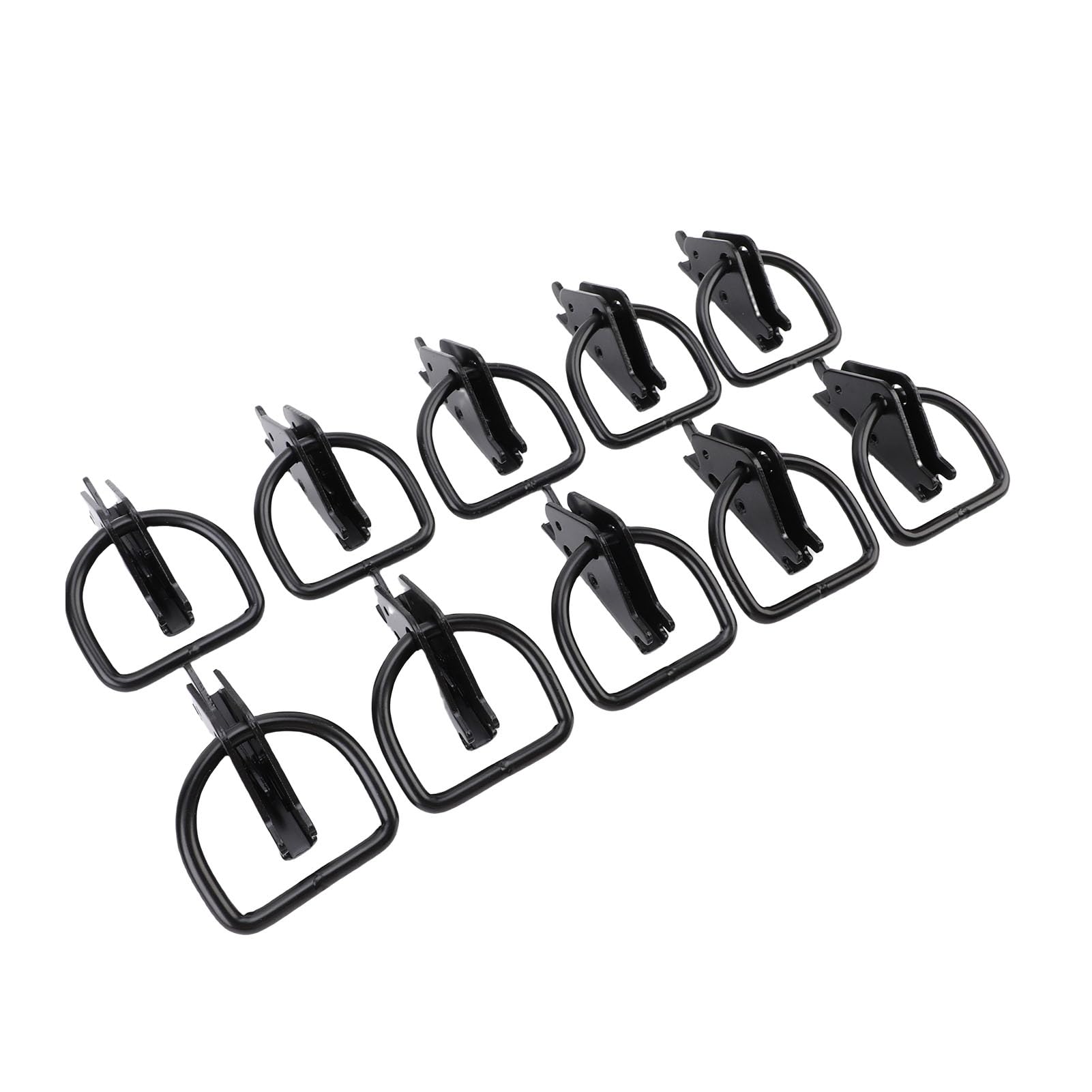 Karlak E Track Galvanisé Anneau en D Ancrages d'attache 10PCS Qualité