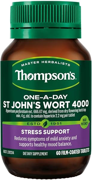 Thompson's One-a-day St John's Wort 4000mg Tablets
