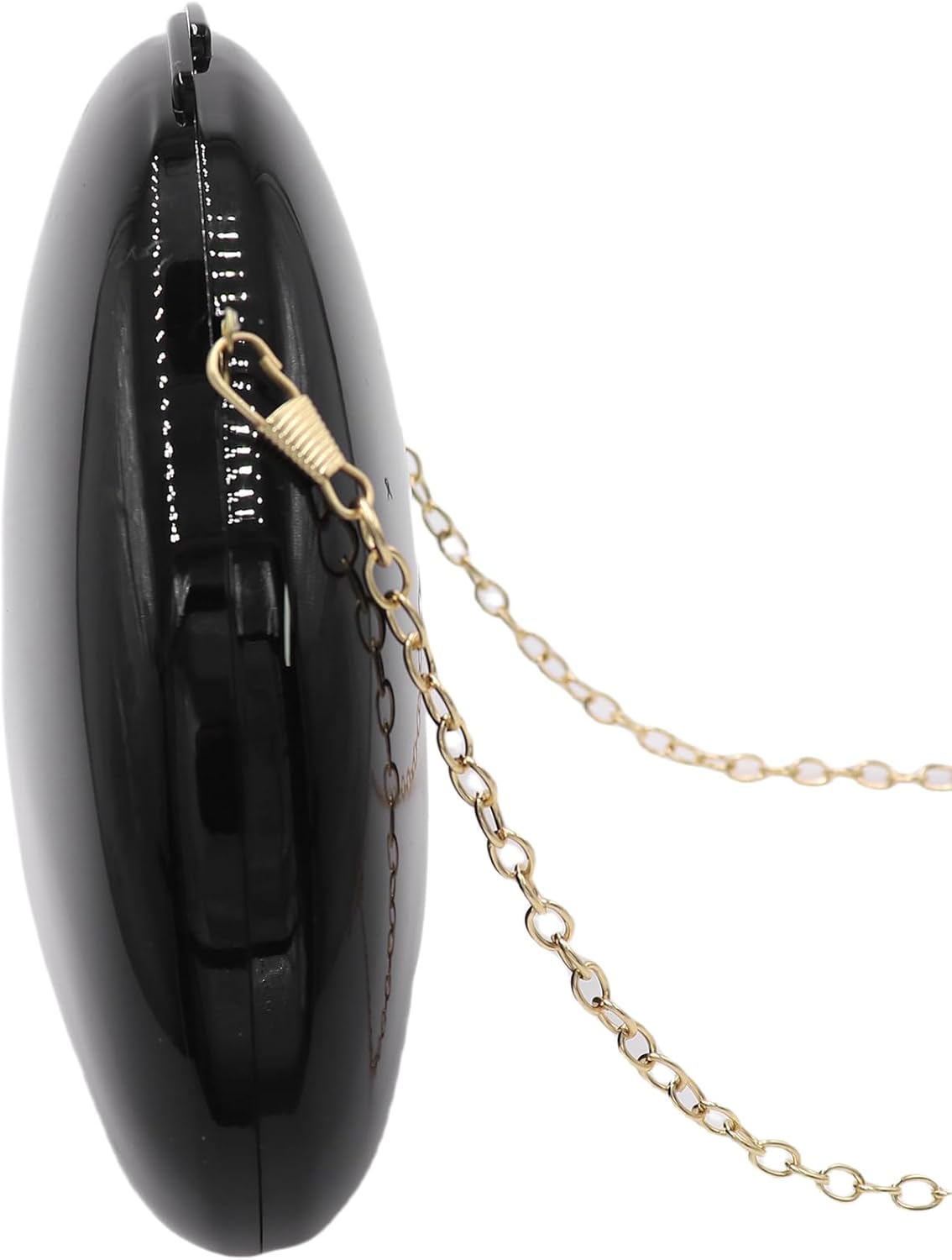 Women's Acrylic Crossbody Shoulder Bag Fashion Hobo Clutch Handbag Shiny Metallic Evening Party Wedding Purse with Chain - Image 4