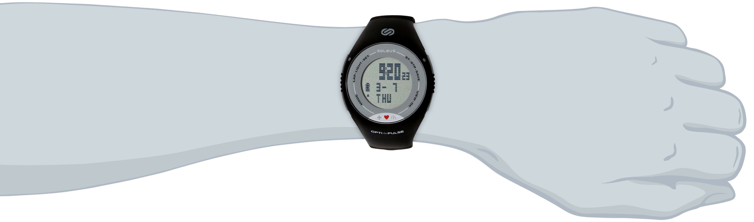 Soleus Pulse zegarek do biegania z pulsometrem, zegarek sportowy z pulsometrem