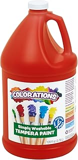 Colorations Paraben-Free Washable Tempera Paint for Kids - 1 Gallon Valu...