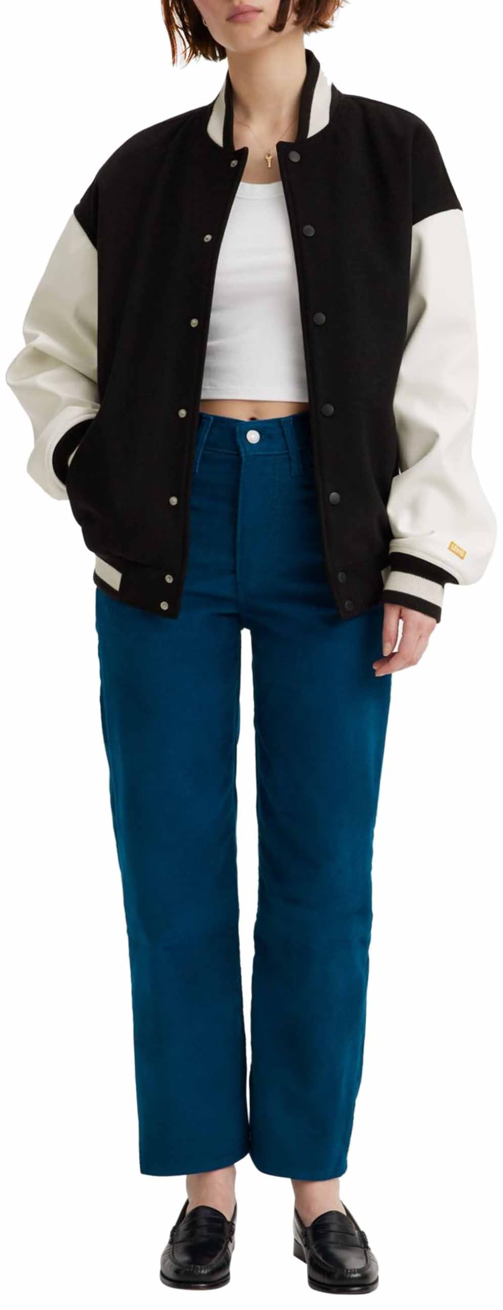 Levi's Ribcage Straight Ankle Jeans Donna, 26W x 29L