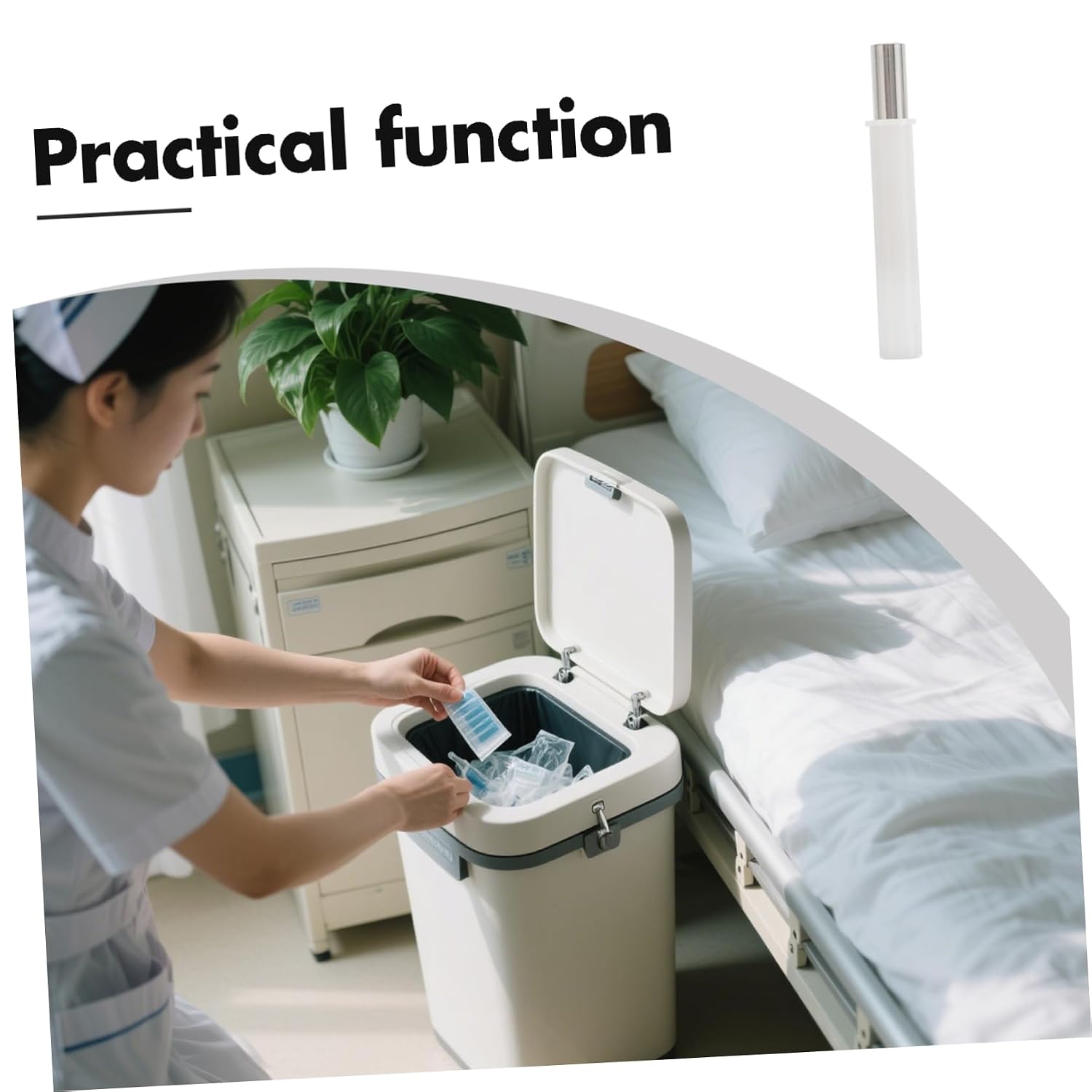 5pcs Soft Close Kitchen Trash Can Damper Damping System for Silent Closing Replacement Parts for Garbage Can Buffer Silent Damper Accessory
