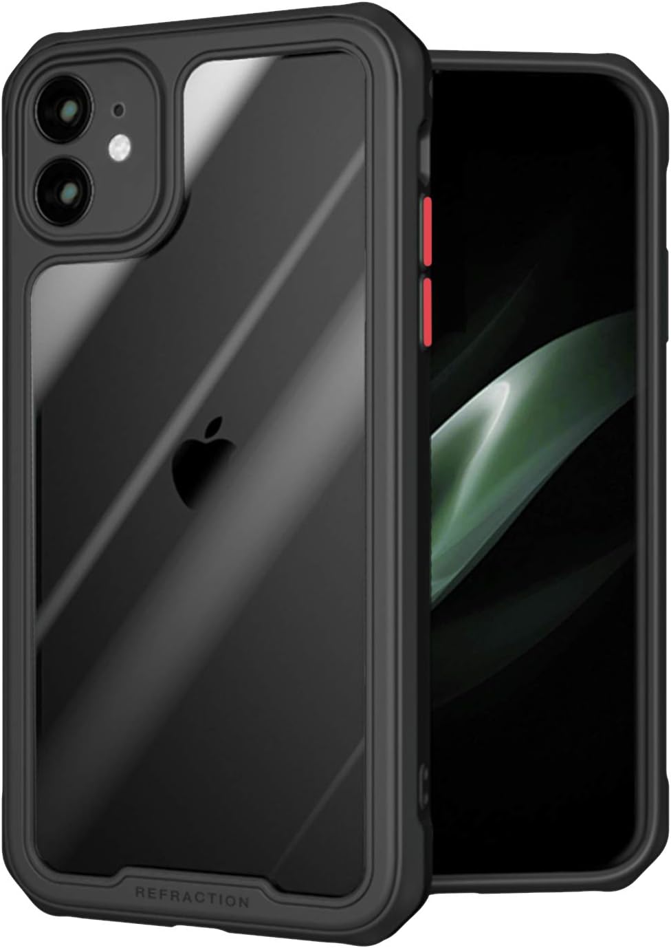 ZHIKE Case for iPhone 11, Anti-Fall Durable Fullbody Protection Case Soft TPU Bumper Anti-Scratch Shockproof Cover Compatible with Apple iPhone 11 (Black)
