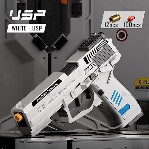 Miniatura 3 de Balas de juguete de repuesto, 100 balas y 6 accesorios de pistola de juguete de concha