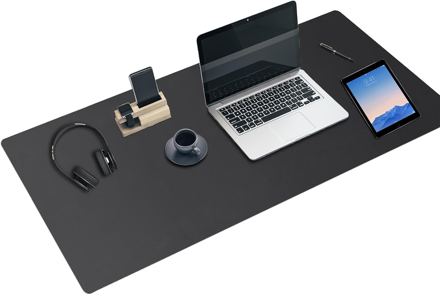 Boutilon Leather Desk Pad,47"x 24"XXX Large Business Desk Pad,Waterproof Student