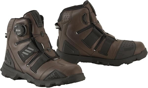 TAICHI(RSタイチ) バイクウェア ライディングシューズ 防水 プロテクター内蔵 BOAダイヤル ビブラムソール DRYMASTER コンバットシューズ RSS010 - 1