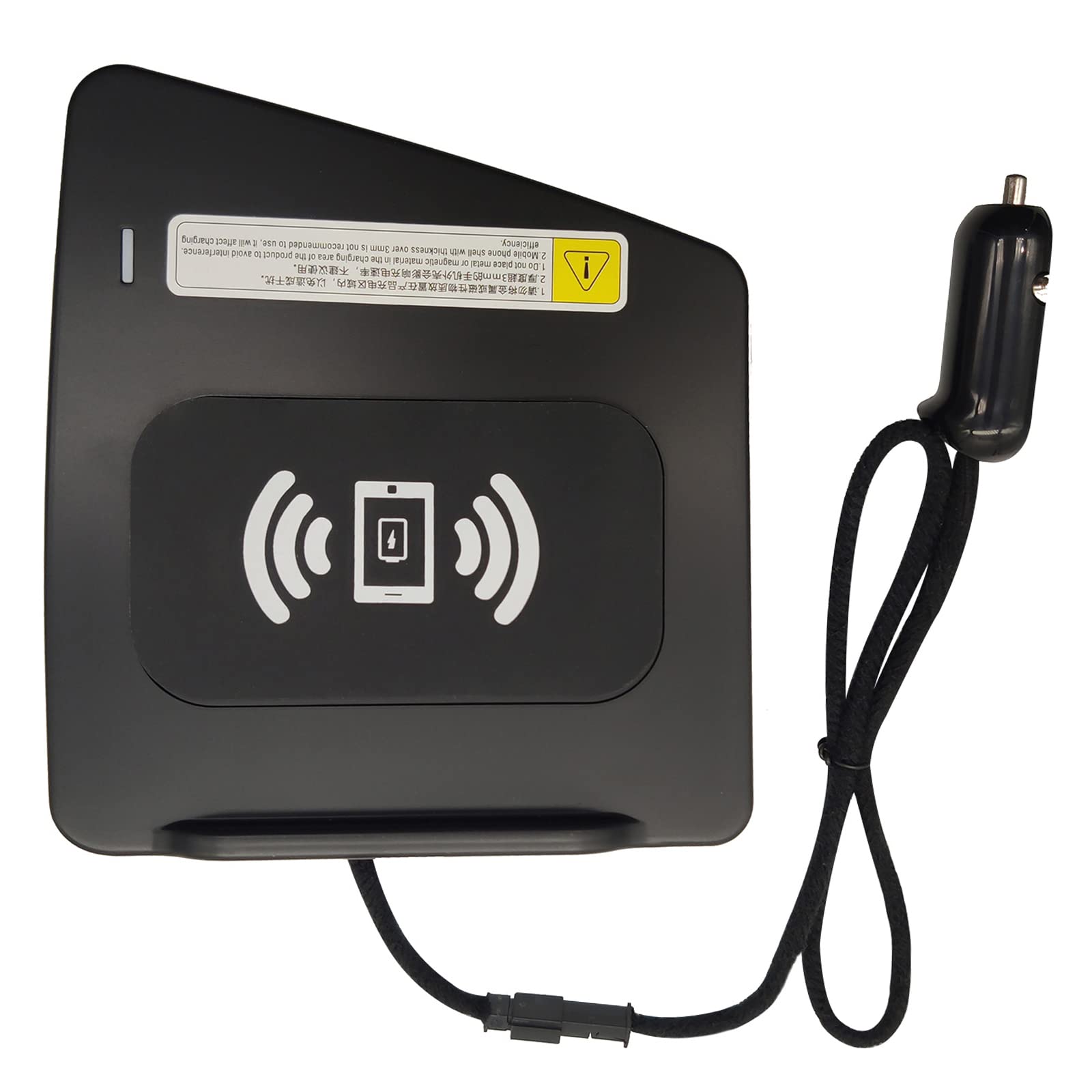 ASVEGEN Wireless Charger for Toyota Highlander 2015-2019, Center Console 15w Fast Phone Charging Pad for iPhone Android Smartphones Black 5.7x5.12x4.33inch