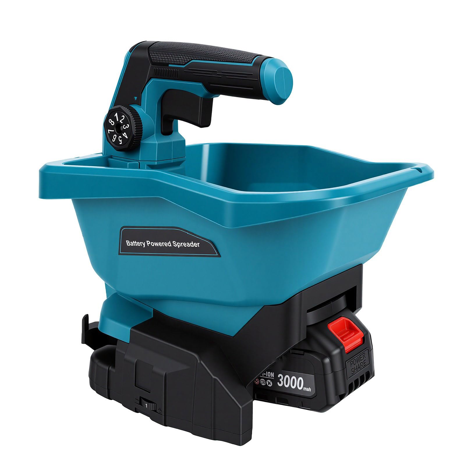 Garosa Taladro Esparcidor Eléctrico Inalámbrico de Mano, 700-2200 RPM
