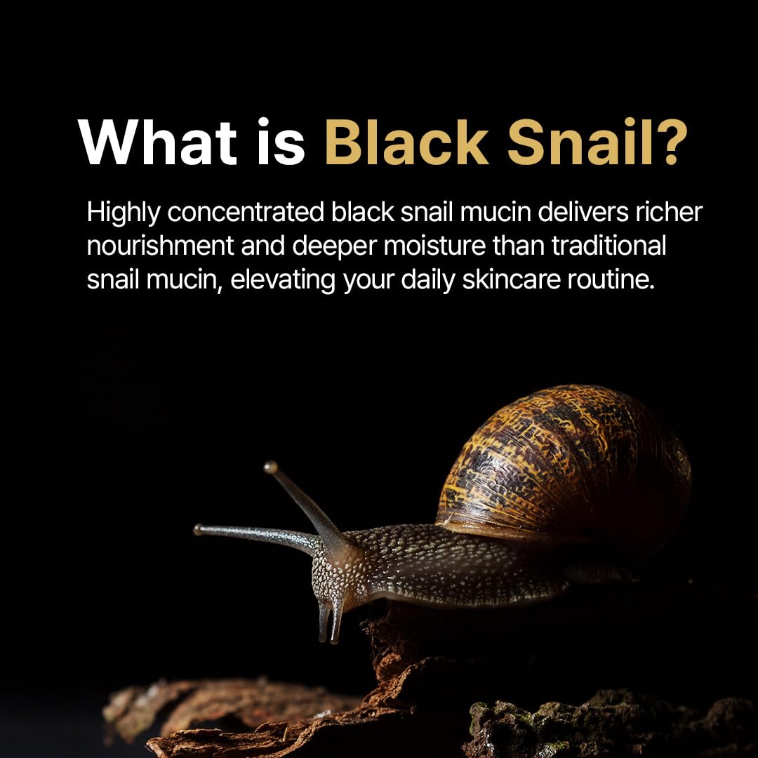 FARMSTAY Black Snail & Peptide 9 Perfect Cream, Snail Mucin Moisturizer for Elastic & Glow Skin, Hydrating & Nourishing, Anti-aging, Skin Barrier Repair, gift for Women Korean Skin Care 1.85 Fl. Oz