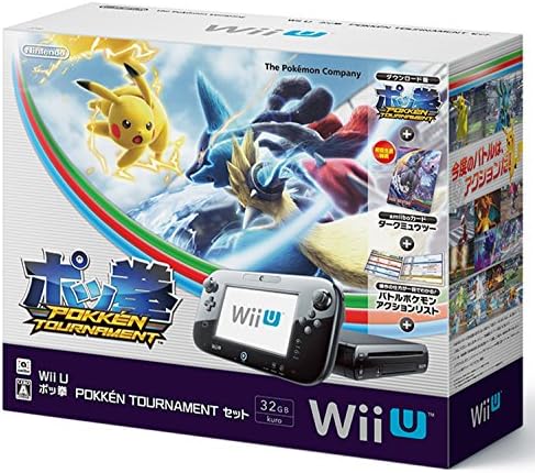 Amazon Wii U ポッ拳 Pokken Tournament セット 初回限定特典 Amiiboカード ダークミュウツー 同梱 ゲーム機本体