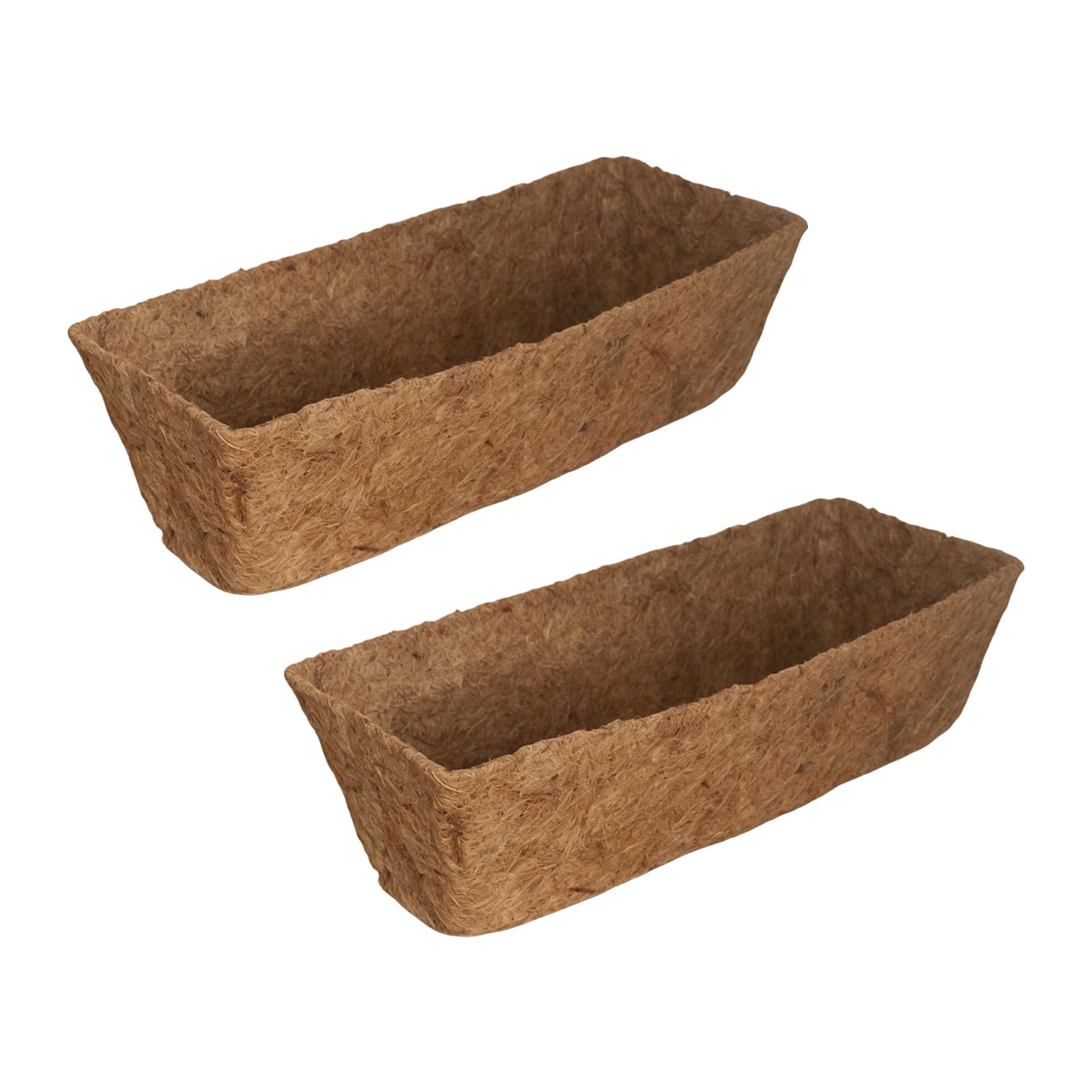 WGBOSMG Window Box Liners Coconuts Liners for Planter Coconuts Husk Plant Liner Hanging Basket Flowers Garden Decoration Husk Planter Basket Liner