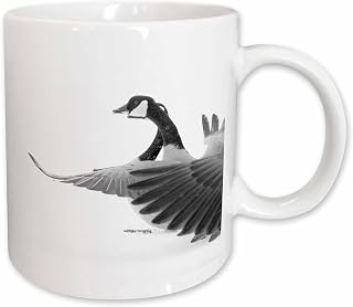 3dRose Wyoming. Two Canadian geese taking flight. 11oz Mug