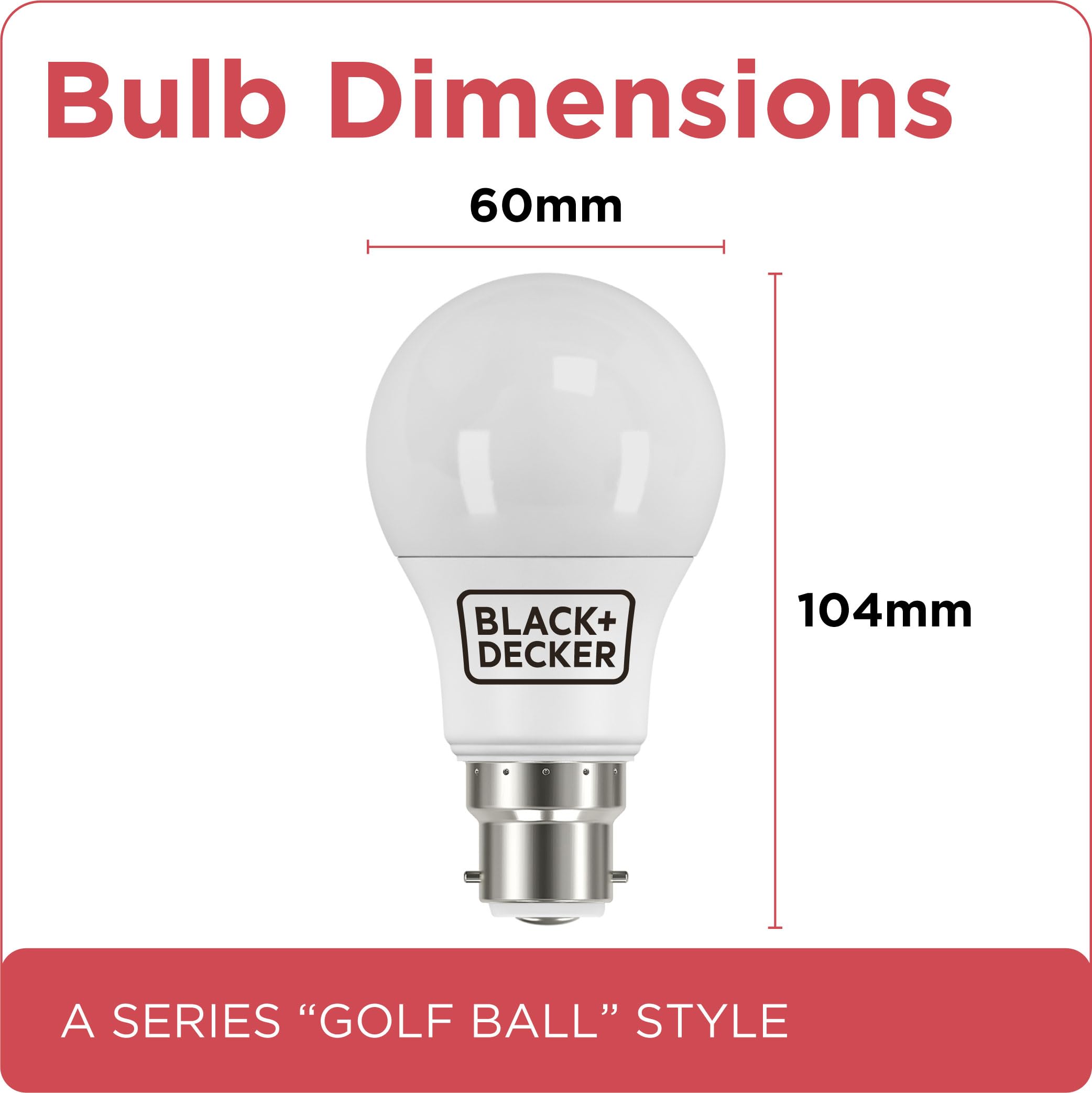 BLACK+DECKER®, LED GLS Lightbulbs - Image 2