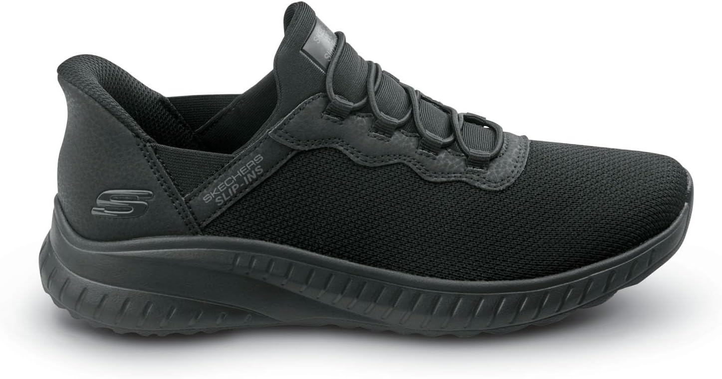 Skechers Hands Free Slip Ins Women's Squad Chaos MaxTrax Soft Toe SRO Athletic - Image 2