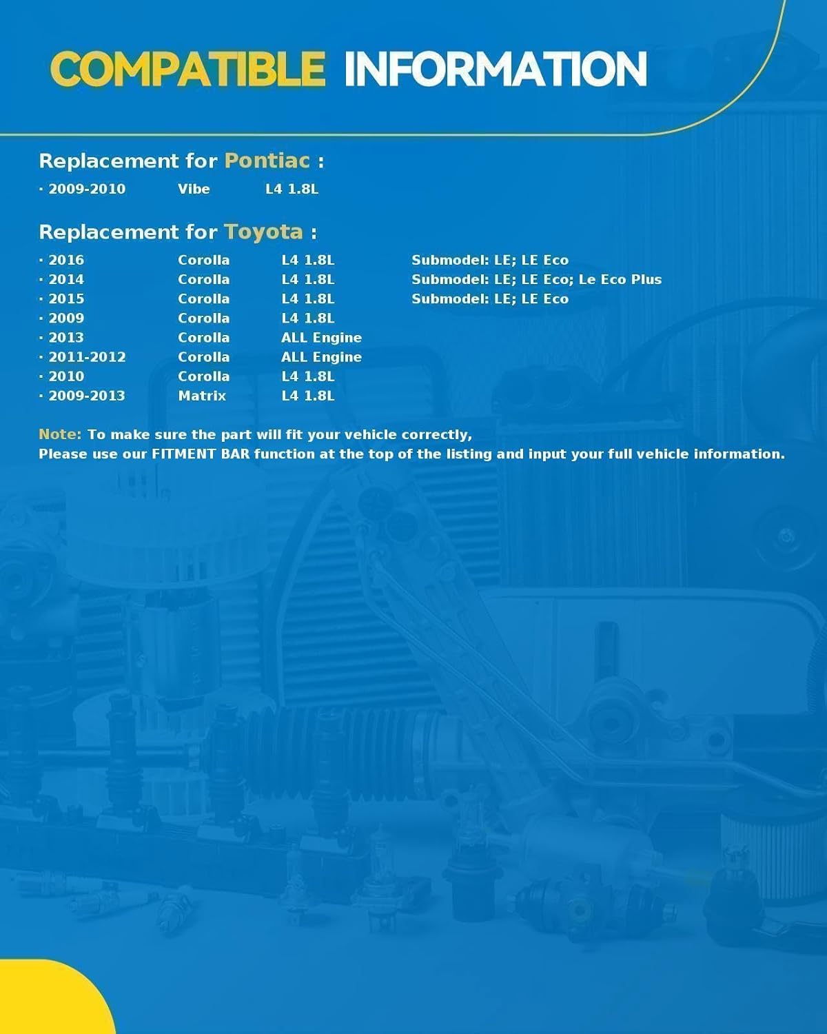 PHILTOP Starter,19049N Starter Motor for 2009-2010 Vibe 1.8L,2009 Corolla 1.8L,2010-2013 Corolla 1.8L Built in Japan,2009-2013 Matrix 1.8L,2014-2016 Corolla LE/LE Eco/Le Eco Plus