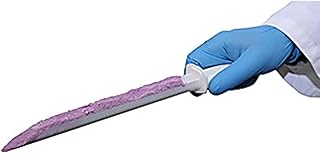Sampling Systems 8095B-250S Powder Spatula, Sterile, Individually Wrapped, 250 mm Blade Length, Blue (Pack of 100)
