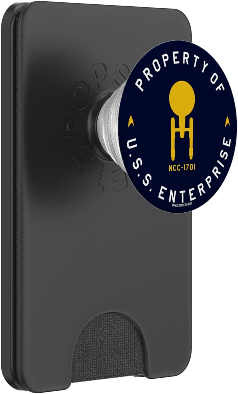 Star Trek Property Pocket PopSockets Stand for Smartphones and Tablets PopSockets PopWallet for MagSafe