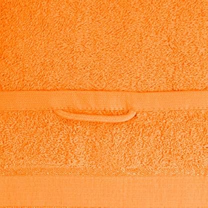 Mixibaby 2er Set Gästetuch Handtuch Duschtuch Badetuch Saunatuch Frottee Baumwolle 500gsm, Größe:Gästetuch 30x50cm, Farbe:Orange – Bild 6