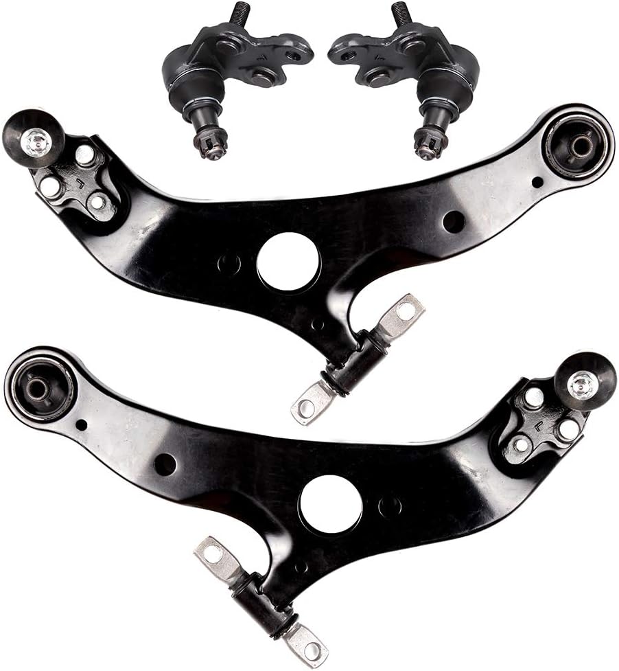 OCPTY - New 4-Piece Lower Control Arm Lower Ball Joint fit 2004-2010 For Toyota For Sienna
