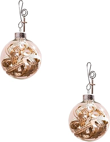 Miniatura 10 de Dorinta Handmade Rescued Antique Bible Glass Tree Decor & Christmas Easter Ornaments with Silver Cross - Hanging Accessories For Home, Office,