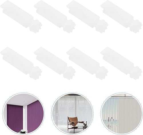 Miniatura 9 de Kit de reparación de accesorios de polea ciega vertical, accesorios de cortina de plástico para reparación de persianas de ventana, 10 uds