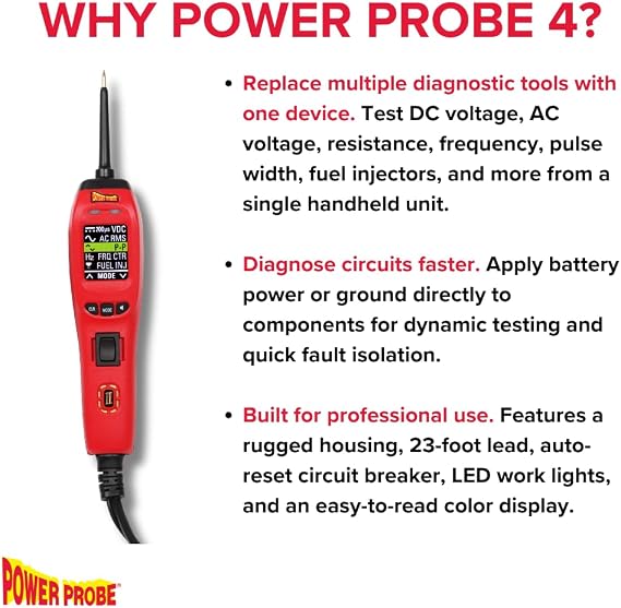 Power Probe 4 Kit with AMP & PWM Adapter Tips