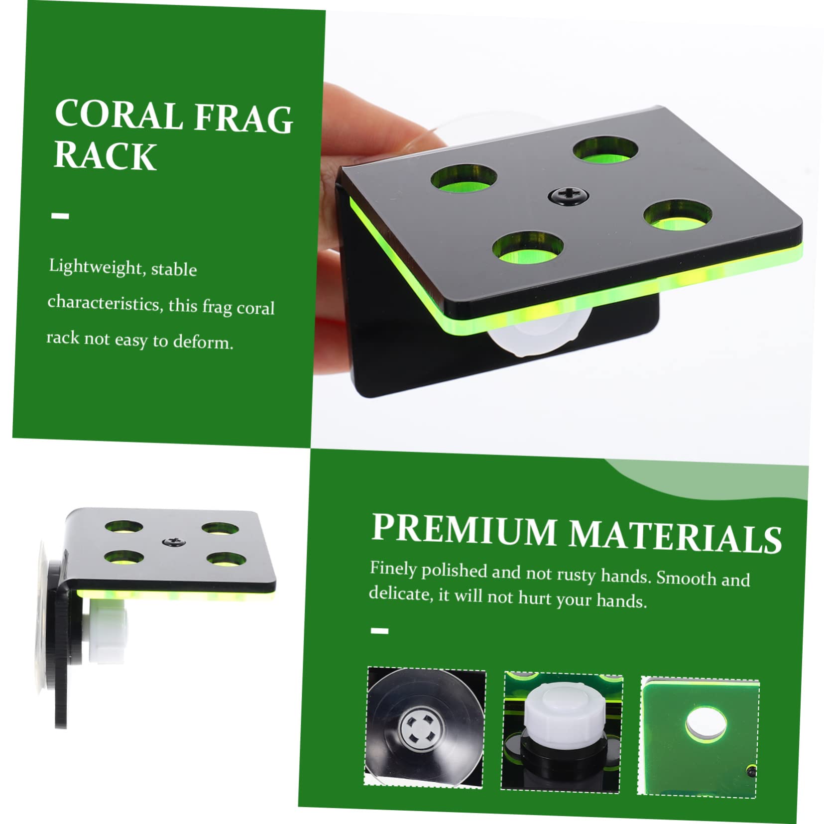 POPETPOP 2st Unterstützung Der Korallenausbreitung Korallen-frag-Rack Keramischer Korallenkleber Frag-festplatten Frag Plug Sandhalter Aquarium Korallenhalter Stecker Acryl Keramikfliesen