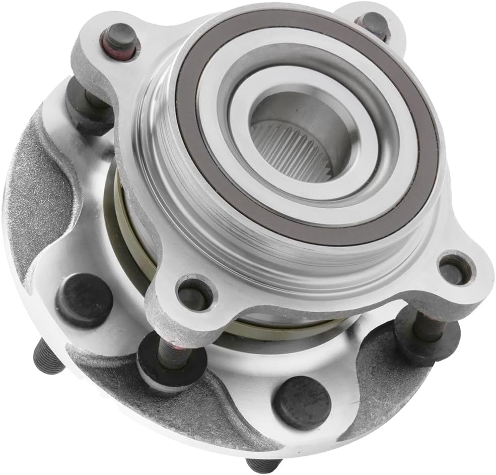 950-002 - Front Driver or Passenger Side Aftermarket Premium Pre-Pressed Wheel Hub Bearing Assembly Compatible with [4WD ONLY] 2007-2021 Toyota Tundra, 2008-2022 Toyota Sequoia
