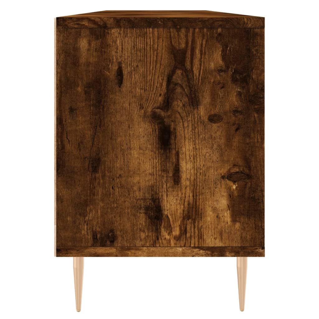 vidaXL Mobile Porta TV Rovere Fumo 150x30x44,5 cm in Legno Multistrato, Supporto TV, Mobile HiFi, consolle TV, credenza TV